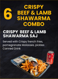 6. Viral Crispy Beef & Lamb Shawarma Combo