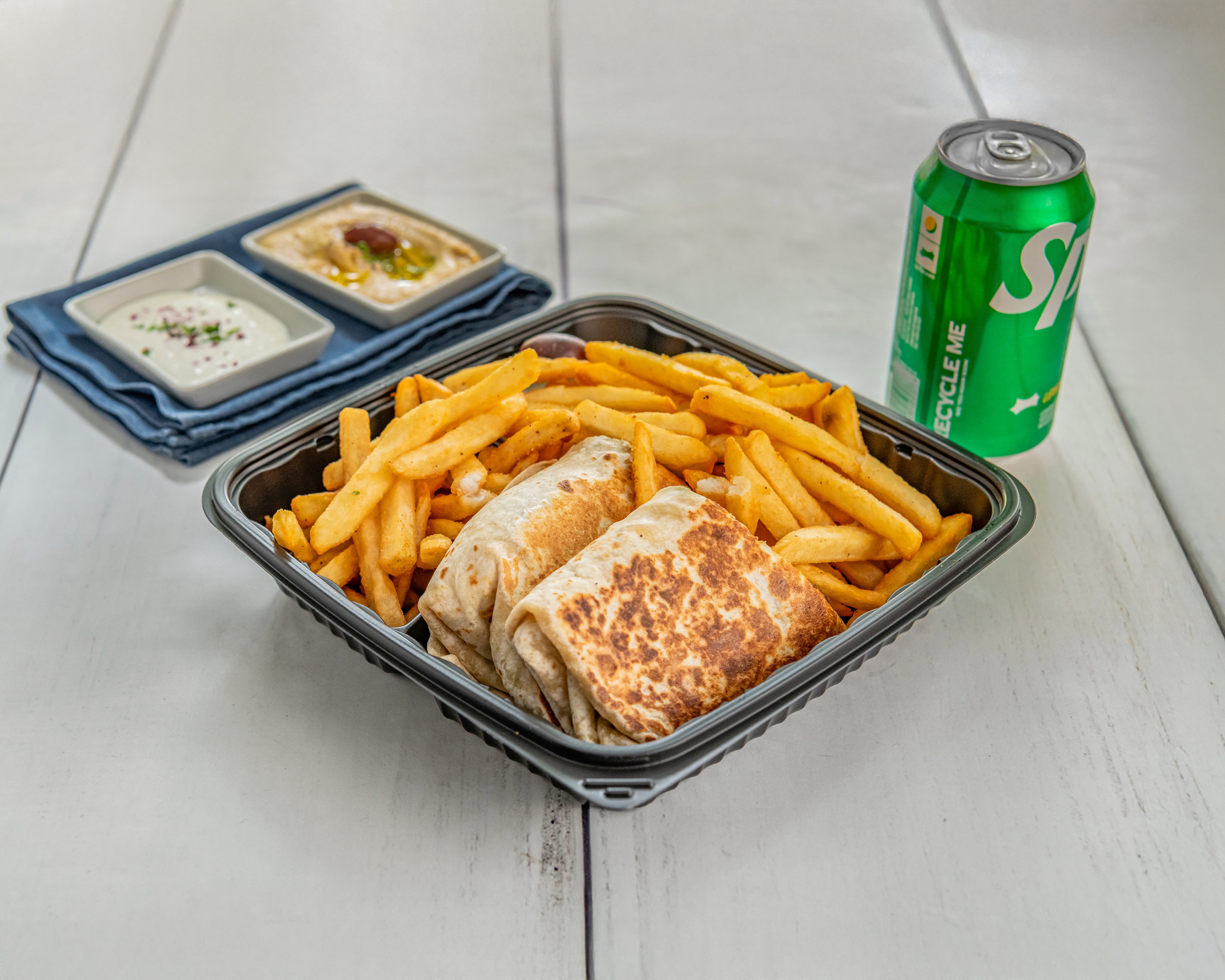 4. Falafel Saj Combo